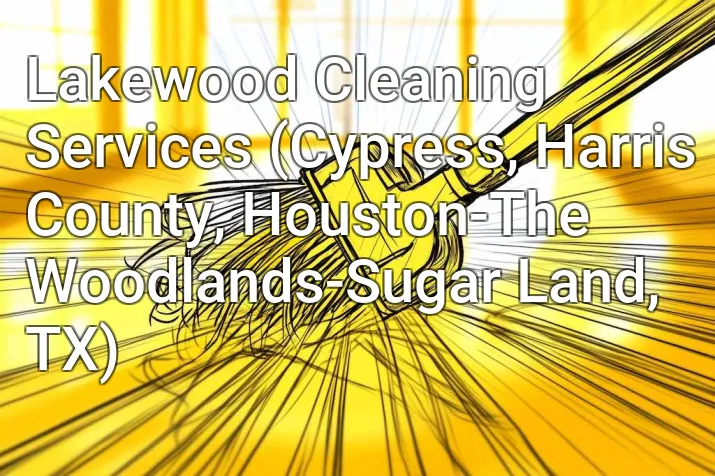 Lakewood Cleaning Services (Cypress, Harris County, Houston-The Woodlands-Sugar Land, TX)