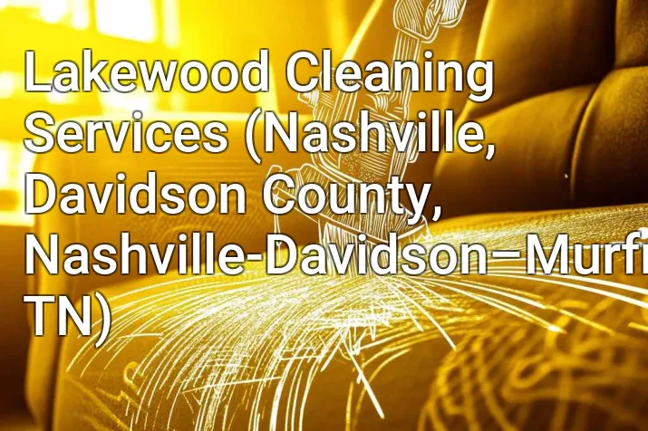 Lakewood Cleaning Services (Nashville, Davidson County, Nashville-Davidson–Murfreesboro–Franklin, TN)