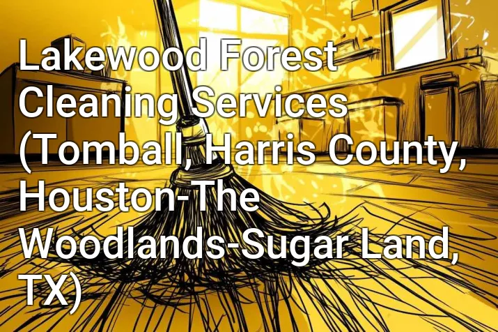 Lakewood Forest Cleaning Services (Tomball, Harris County, Houston-The Woodlands-Sugar Land, TX)