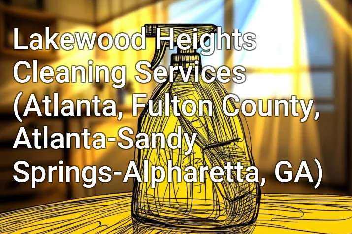 Lakewood Heights Cleaning Services (Atlanta, Fulton County, Atlanta-Sandy Springs-Alpharetta, GA)