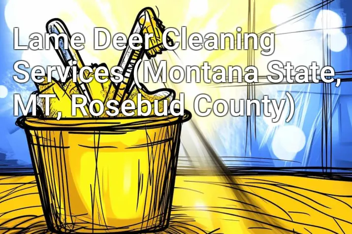 Lame Deer Cleaning Services (Montana State, MT, Rosebud County)