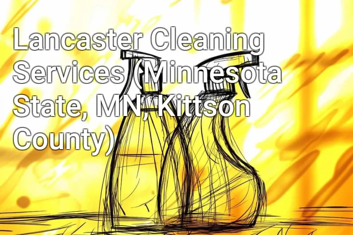 Lancaster Cleaning Services (Minnesota State, MN, Kittson County)