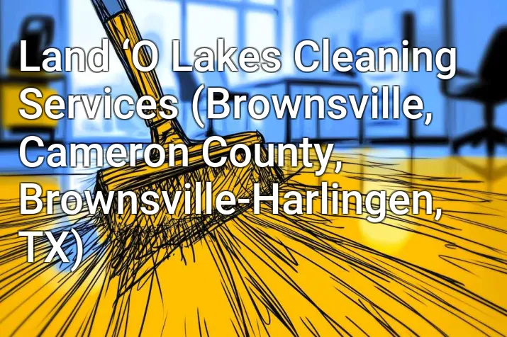 Land ‘O Lakes Cleaning Services (Brownsville, Cameron County, Brownsville-Harlingen, TX)