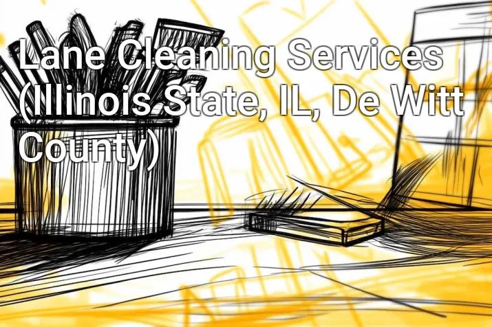 Lane Cleaning Services (Illinois State, IL, De Witt County)