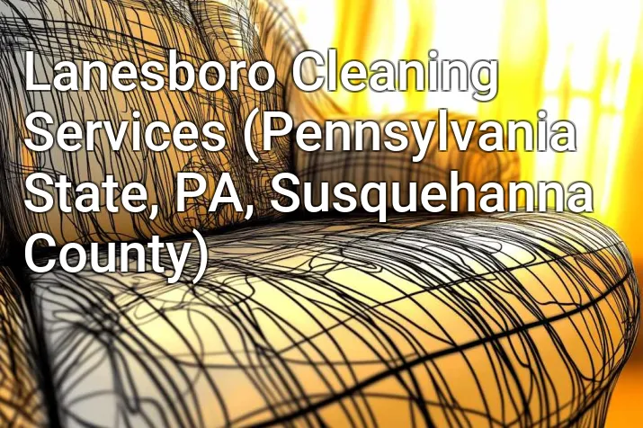 Lanesboro Cleaning Services (Pennsylvania State, PA, Susquehanna County)