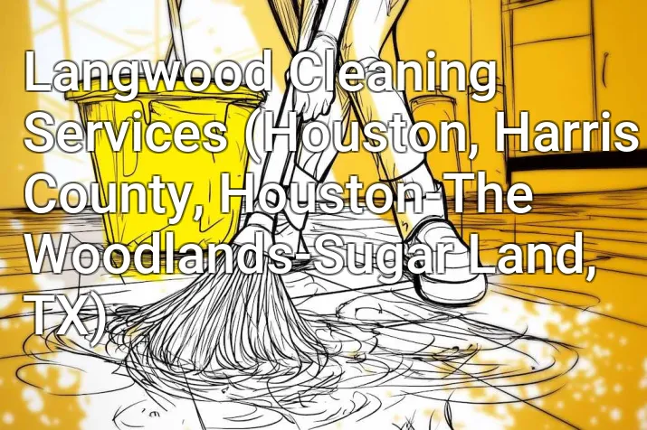 Langwood Cleaning Services (Houston, Harris County, Houston-The Woodlands-Sugar Land, TX)