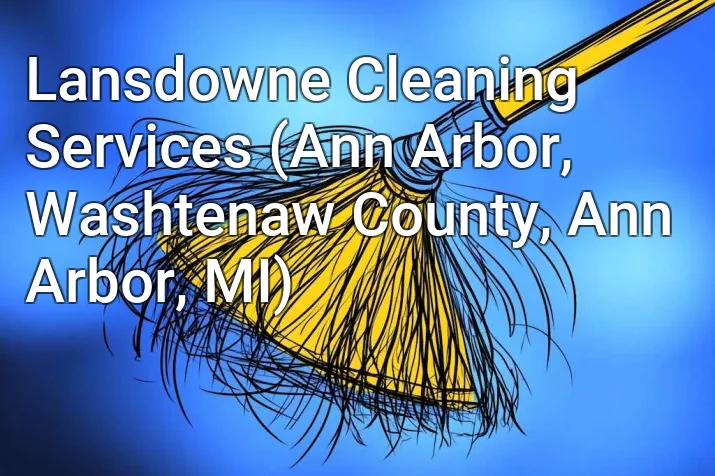 Lansdowne Cleaning Services (Ann Arbor, Washtenaw County, Ann Arbor, MI)