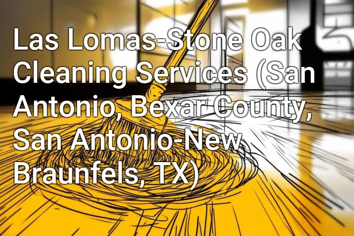 Las Lomas-Stone Oak Cleaning Services (San Antonio, Bexar County, San Antonio-New Braunfels, TX)
