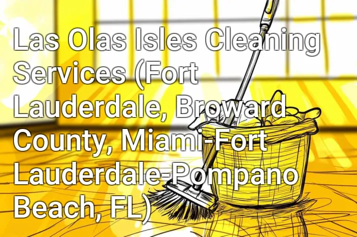 Las Olas Isles Cleaning Services (Fort Lauderdale, Broward County, Miami-Fort Lauderdale-Pompano Beach, FL)