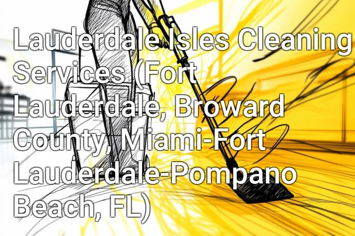Lauderdale Isles Cleaning Services (Fort Lauderdale, Broward County, Miami-Fort Lauderdale-Pompano Beach, FL)