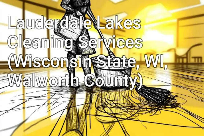 Lauderdale Lakes Cleaning Services (Wisconsin State, WI, Walworth County)