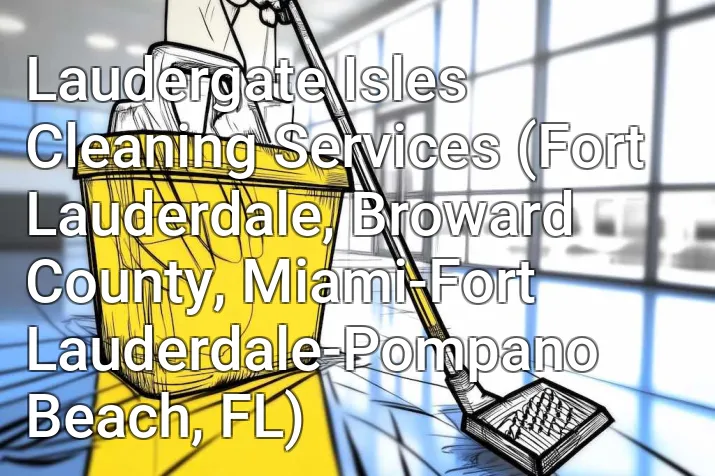 Laudergate Isles Cleaning Services (Fort Lauderdale, Broward County, Miami-Fort Lauderdale-Pompano Beach, FL)