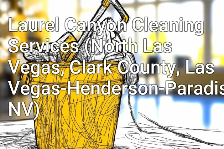 Laurel Canyon Cleaning Services (North Las Vegas, Clark County, Las Vegas-Henderson-Paradise, NV)