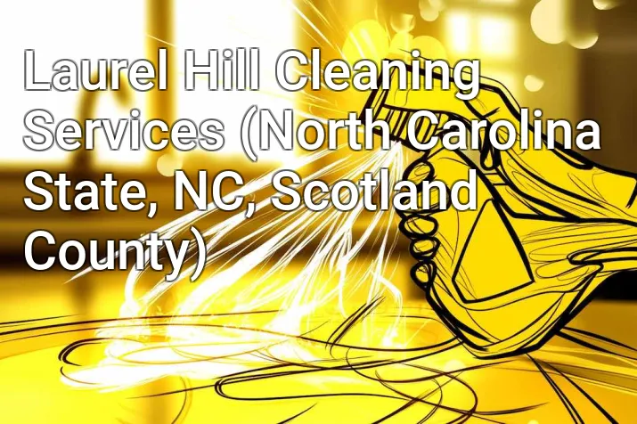 Laurel Hill Cleaning Services (North Carolina State, NC, Scotland County)