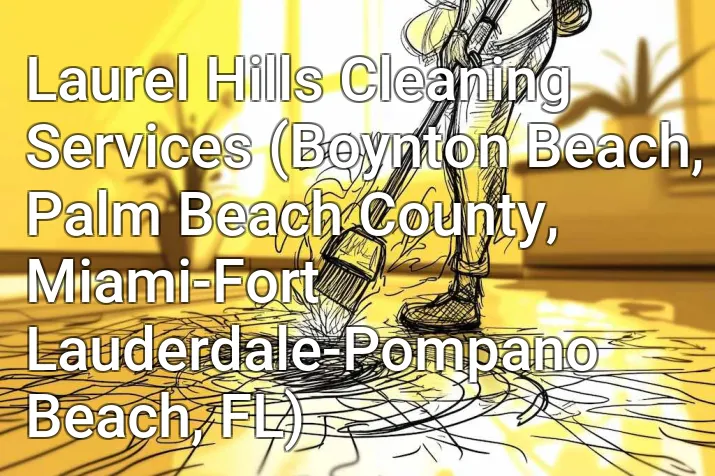 Laurel Hills Cleaning Services (Boynton Beach, Palm Beach County, Miami-Fort Lauderdale-Pompano Beach, FL)