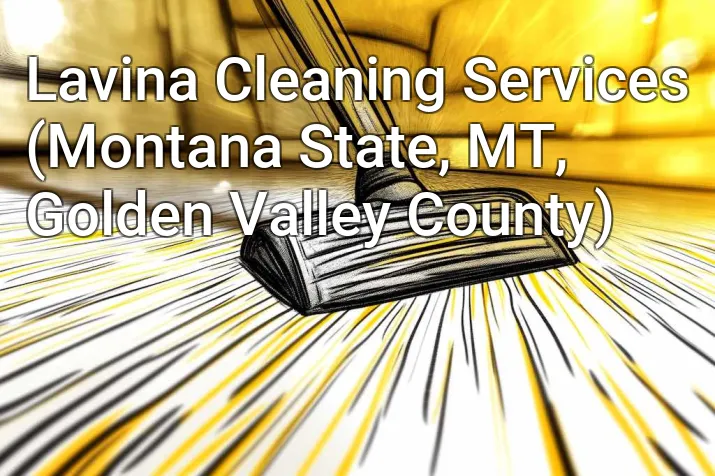 Lavina Cleaning Services (Montana State, MT, Golden Valley County)