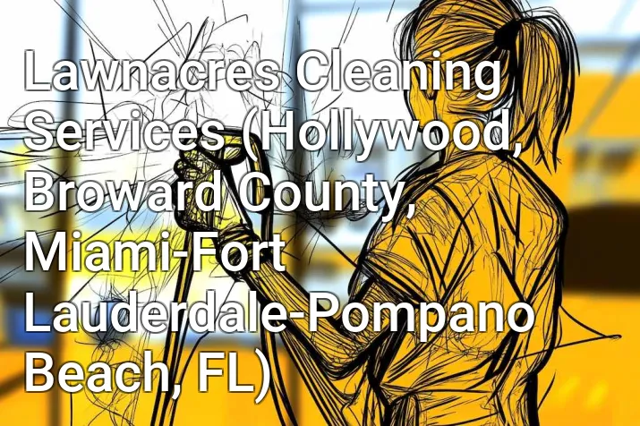 Lawnacres Cleaning Services (Hollywood, Broward County, Miami-Fort Lauderdale-Pompano Beach, FL)