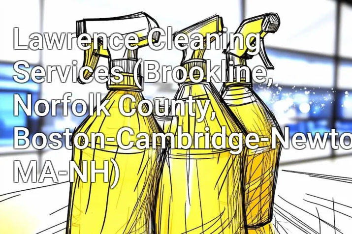 Lawrence Cleaning Services (Brookline, Norfolk County, Boston-Cambridge-Newton, MA-NH)