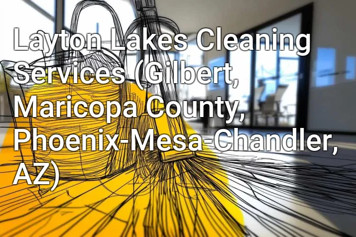 Layton Lakes Cleaning Services (Gilbert, Maricopa County, Phoenix-Mesa-Chandler, AZ)