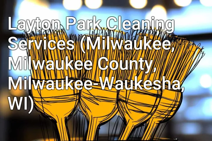 Layton Park Cleaning Services (Milwaukee, Milwaukee County, Milwaukee-Waukesha, WI)