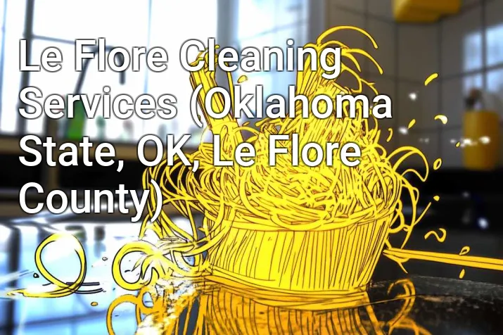 Le Flore Cleaning Services (Oklahoma State, OK, Le Flore County)