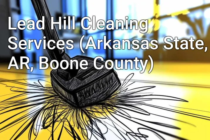 Lead Hill Cleaning Services (Arkansas State, AR, Boone County)