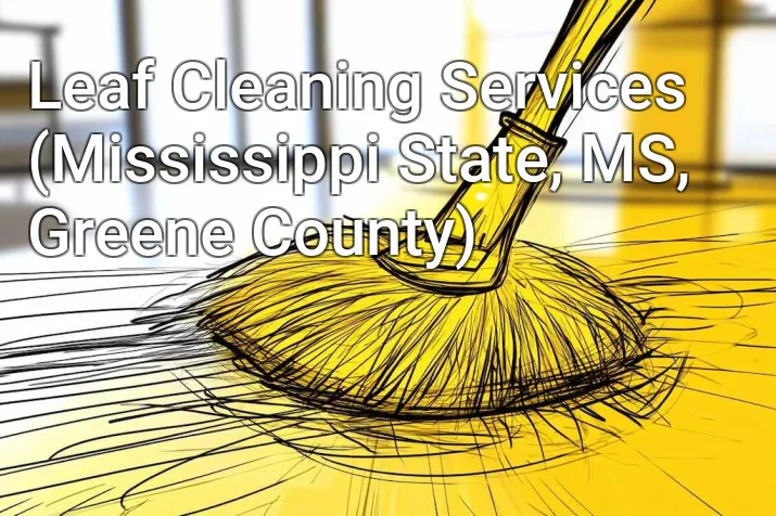 Leaf Cleaning Services (Mississippi State, MS, Greene County)