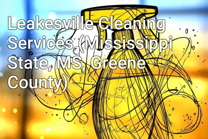 Leakesville Cleaning Services (Mississippi State, MS, Greene County)