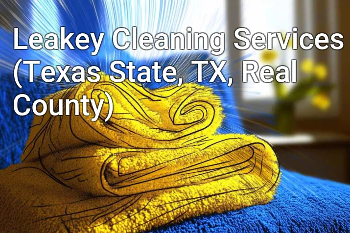 Leakey Cleaning Services (Texas State, TX, Real County)