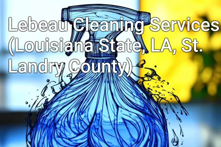 Lebeau Cleaning Services (Louisiana State, LA, St. Landry County)