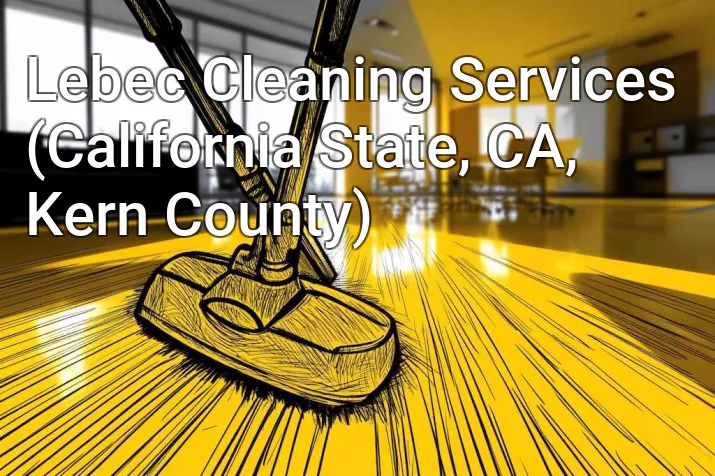 Lebec Cleaning Services (California State, CA, Kern County)
