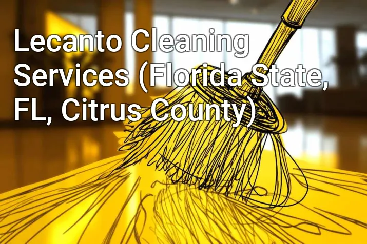 Lecanto Cleaning Services (Florida State, FL, Citrus County)
