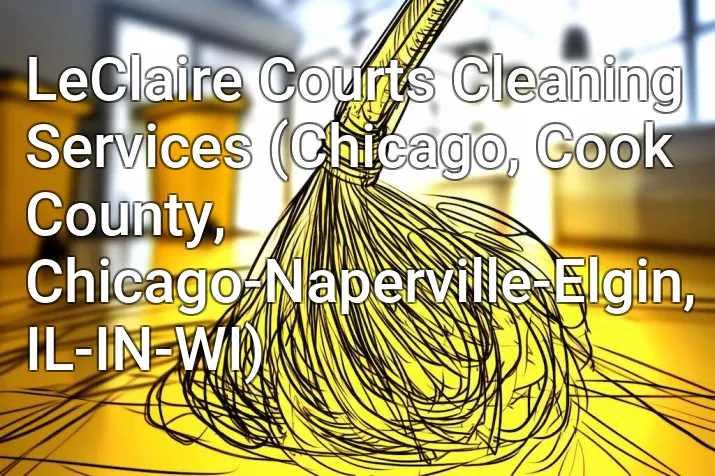 LeClaire Courts Cleaning Services (Chicago, Cook County, Chicago-Naperville-Elgin, IL-IN-WI)