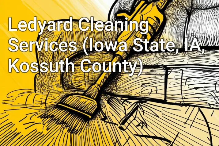 Ledyard Cleaning Services (Iowa State, IA, Kossuth County)
