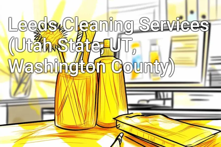 Leeds Cleaning Services (Utah State, UT, Washington County)