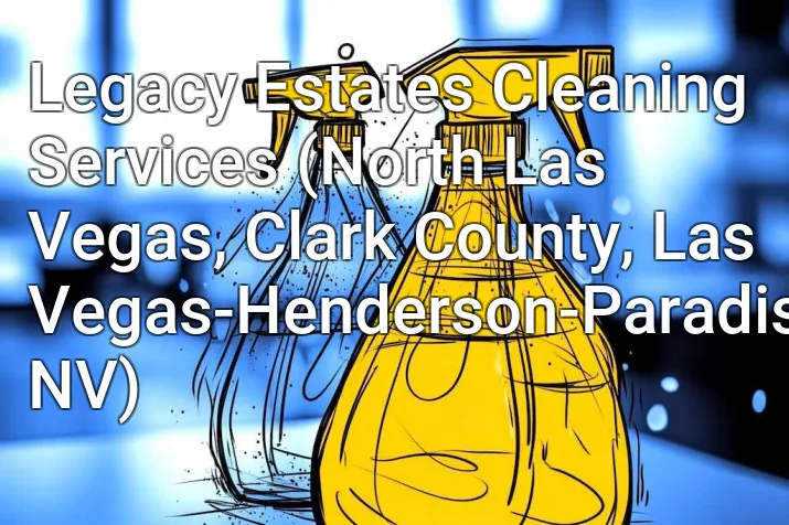 Legacy Estates Cleaning Services (North Las Vegas, Clark County, Las Vegas-Henderson-Paradise, NV)
