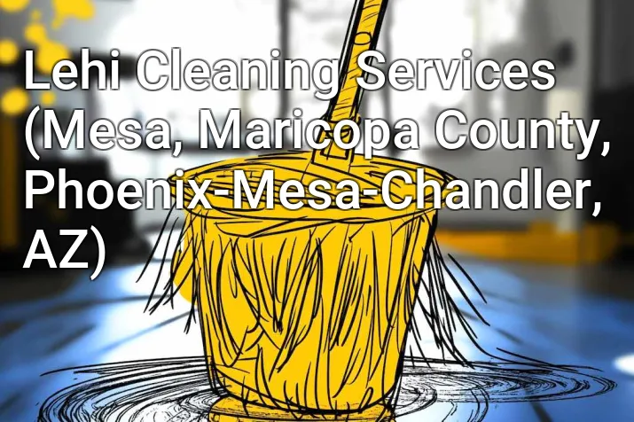 Lehi Cleaning Services (Mesa, Maricopa County, Phoenix-Mesa-Chandler, AZ)