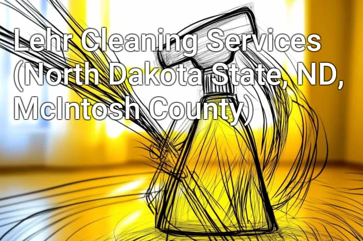Lehr Cleaning Services (North Dakota State, ND, McIntosh County)
