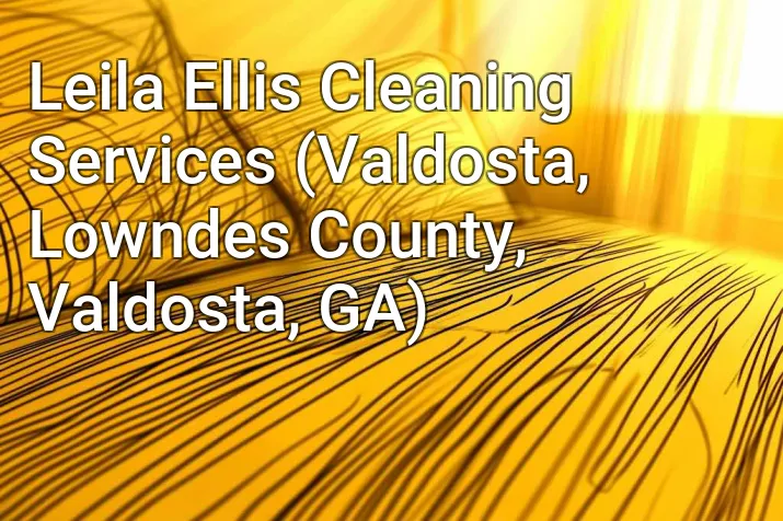 Leila Ellis Cleaning Services (Valdosta, Lowndes County, Valdosta, GA)