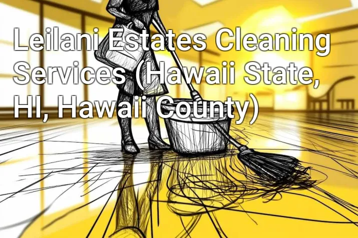 Leilani Estates Cleaning Services (Hawaii State, HI, Hawaii County)