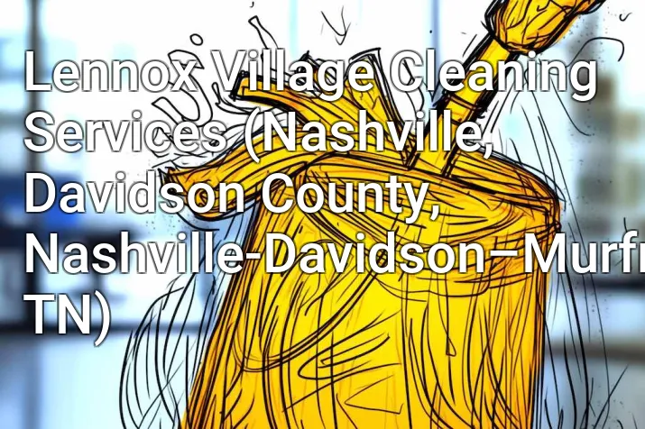 Lennox Village Cleaning Services (Nashville, Davidson County, Nashville-Davidson–Murfreesboro–Franklin, TN)