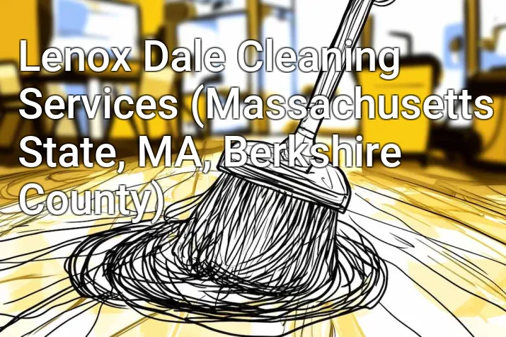 Lenox Dale Cleaning Services (Massachusetts State, MA, Berkshire County)