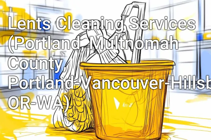 Lents Cleaning Services (Portland, Multnomah County, Portland-Vancouver-Hillsboro, OR-WA)