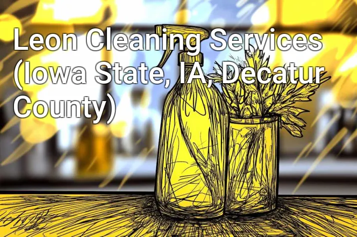 Leon Cleaning Services (Iowa State, IA, Decatur County)