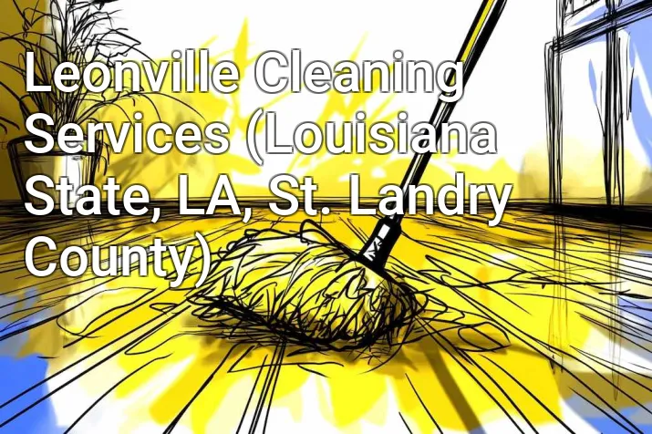Leonville Cleaning Services (Louisiana State, LA, St. Landry County)