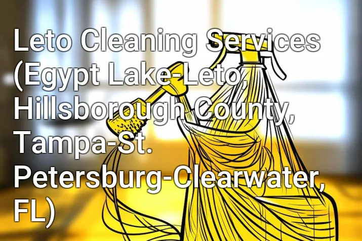 Leto Cleaning Services (Egypt Lake-Leto, Hillsborough County, Tampa-St. Petersburg-Clearwater, FL)