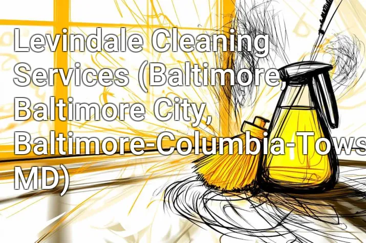 Levindale Cleaning Services (Baltimore, Baltimore City, Baltimore-Columbia-Towson, MD)