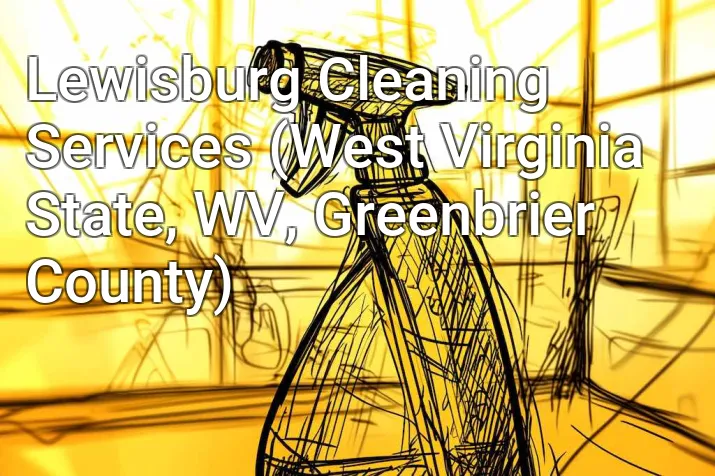 Lewisburg Cleaning Services (West Virginia State, WV, Greenbrier County)