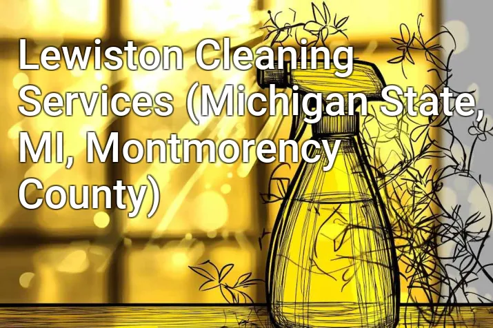 Lewiston Cleaning Services (Michigan State, MI, Montmorency County)