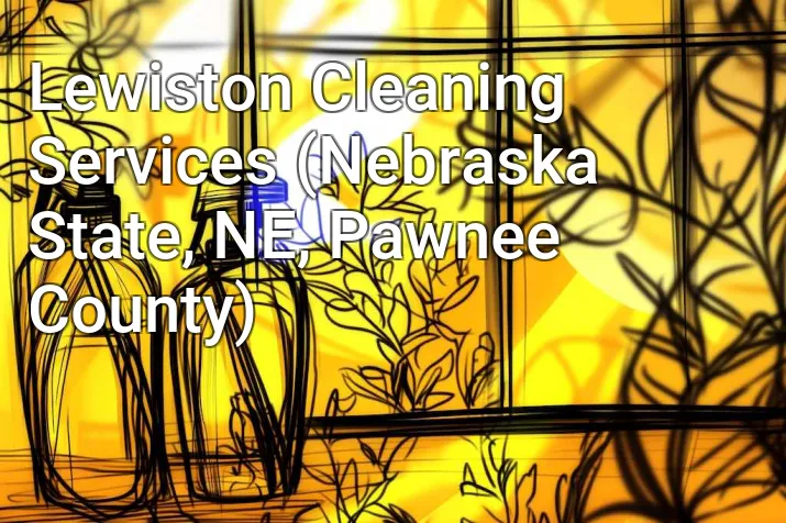 Lewiston Cleaning Services (Nebraska State, NE, Pawnee County)